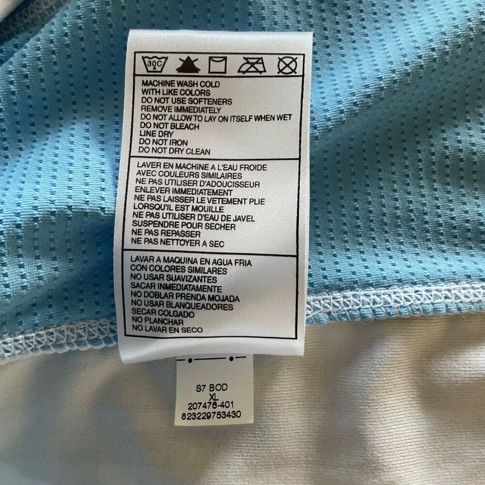 Nike Fit Dry Tennis Training Tank Top XL Blue Racerback Running Gym Athletic - Picture 8 of 10